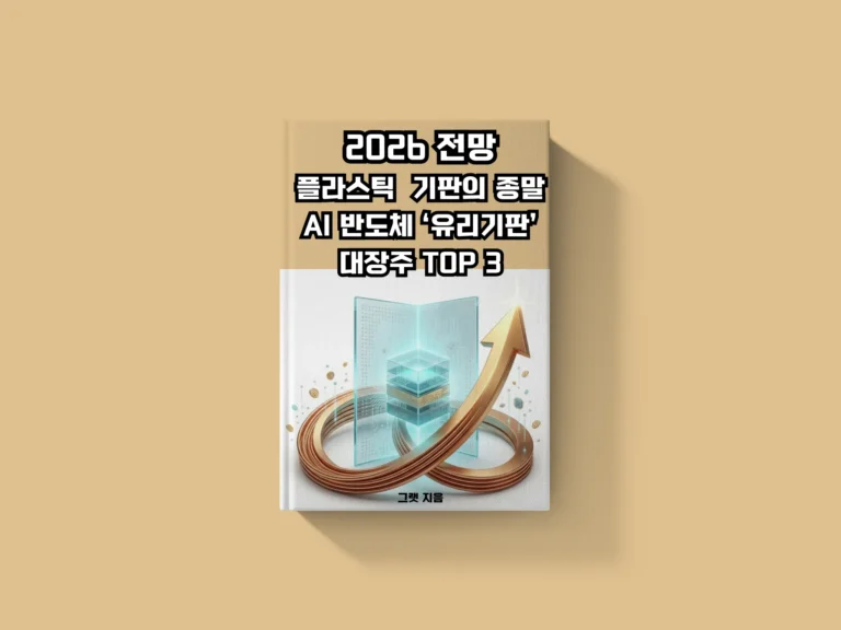 [2026 전망] 플라스틱 기판의 종말, AI 반도체 ‘유리기판’ 대장주 TOP 3 심층 분석